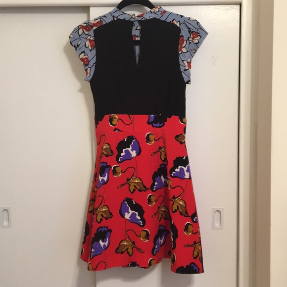 Miu Miu Contrast Print Dress - Picture 5 of 5